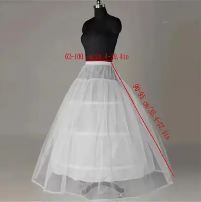 Crinoline Mariage Longue 6 Cerceaux Noir & Blanc