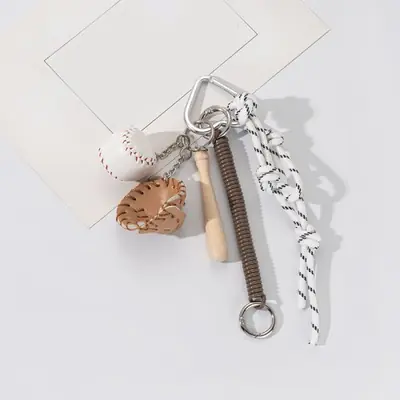 Image de Porte-clés Schnauzer Style Sportif - Pendentif Décontracté