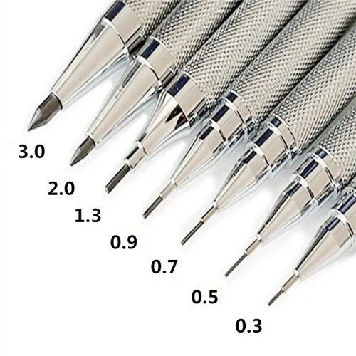 Afbeelding van Metalen Refill Set voor Potlood & Gum – Ideaal voor Kunst & School