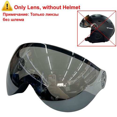Immagine di MOON Occhiali per casco da sci PC modellati integralmente + EPS Casco da sci di alta qualità Sport all'aria aperta Sci Snowboard Caschi da skateboard