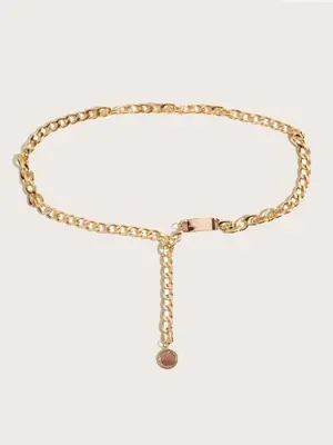 Image de Ceinture Chaîne Métal Élégante pour Femme