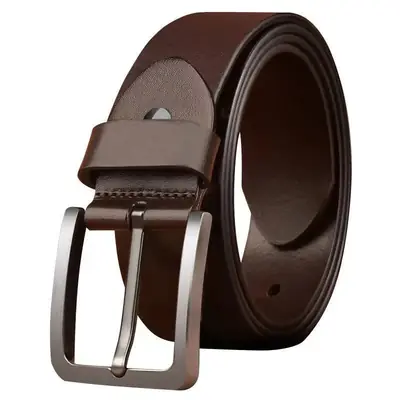 Image de Ceinture Réglable Unisexe en Alliage & Cuir PU - Style Classique