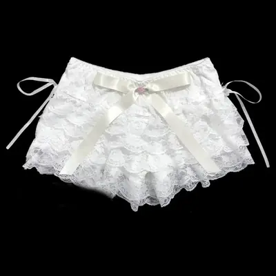 Image de Short Lolita Dentelle Multicouche - Style Kawaii & Doux