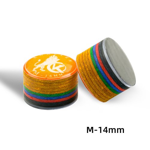 Image de Pointes de Queue Billard Arc-en-Ciel - 9 Couches - 11 à 14mm