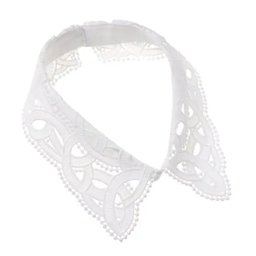 Image de Faux Col Dentelle Amovible - Style Vintage pour Femme
