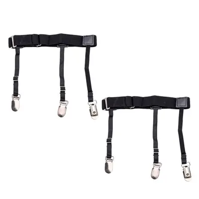 Image de Ceinture de maintien pour chemise homme - Bretelles élastiques anti-dérapantes