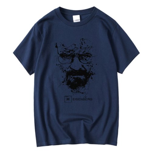 Immagine di Moda uomo Casual di alta qualità 100% cotone Breaking Bad T-shirt da uomo Heisenberg Camisetas Hombre Men Cool Tee Shirt Top