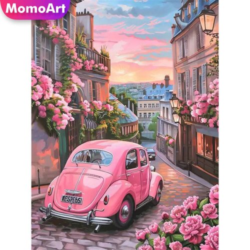 Imagen de Pintura de Diamante con Tema de Gato y Luna: Mosaico de Diamantes Coloridos para Decoración de Pared, Arte DIY de Animales con Piedras de Imitación