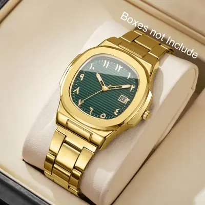 Image de Montre Homme Luxe Cadran Carré Quartz - Style Affaires