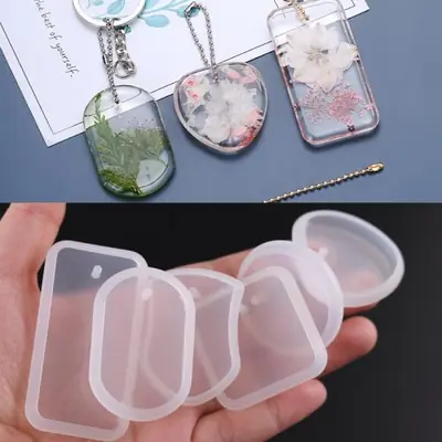 Image de Moules Silicone pour Bijoux - Création de Pendentifs en Résine