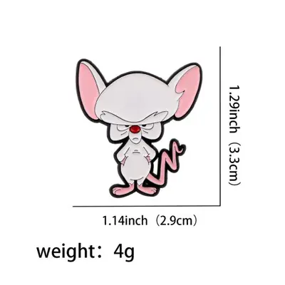 Image de Mignon Souris Émail Broche - Accessoire Drôle & Tendance