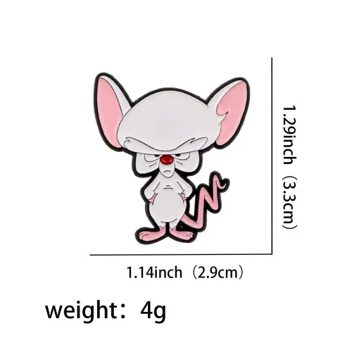 Image de Mignon Souris Émail Broche - Accessoire Drôle & Tendance