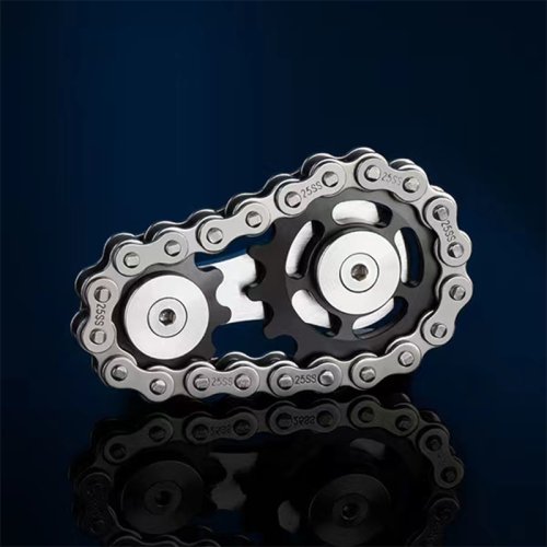 Image de Fidget Spinner Métal Chaîne Engrenage - Anti-Stress & Réduction du Stress
