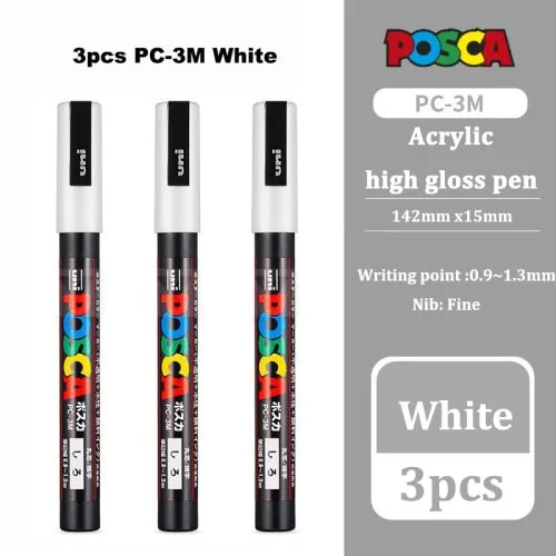 PC-3M 3pcs blanco