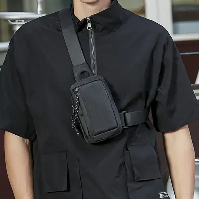 Image de Mini Sac Bandoulière Homme - Style Urbain & Pratique