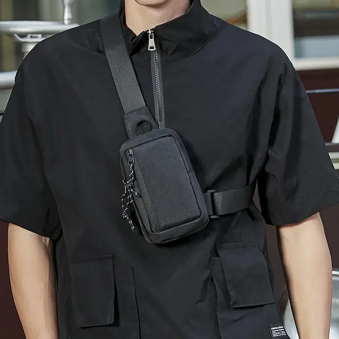 Image de Mini Sac Bandoulière Homme - Style Urbain & Pratique