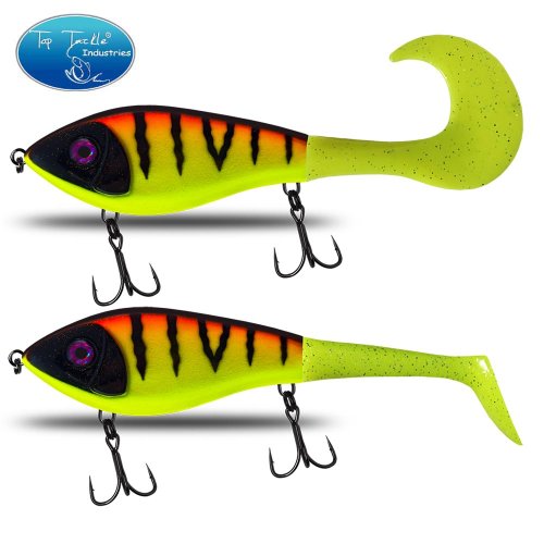Image of 100mm 76.5g Sinking Jerkbait Rattling Vib Lure for Pike Fishing – High-Performance Artificial Wobbler with Realistic Action and Durable Construction