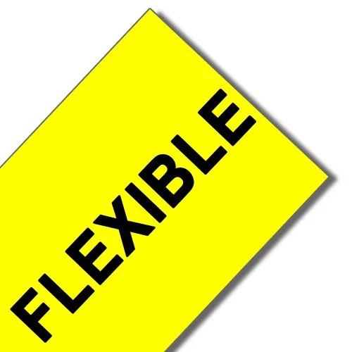 Flexible amarillo