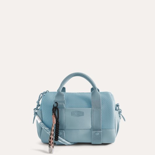 Imagen de BAGSMART Boston Bag para mujer Mini bolso de hombro tipo bandolera impermeable con bolsillo húmedo gimnasio viaje diario playa fin de semana