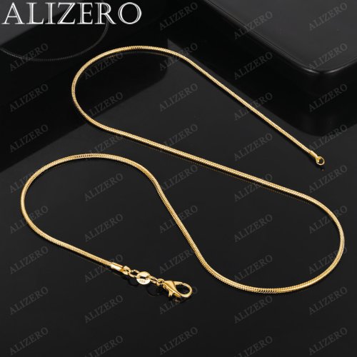 Image de Collier Chaîne Serpent Or 18 Carats - Élégant & Raffiné