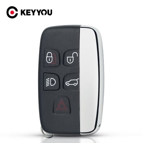 Zdjęcie KEYYOU Dla Land Rover Range Rover Sport Evoque Discovery 4 Dla Jaguar Freelander XFL XE XJ Inteligentny zdalny kluczyk samochodowy z 5 przyciskami