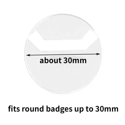 Image de Étui de Protection Transparent pour Badges - Lot de 10