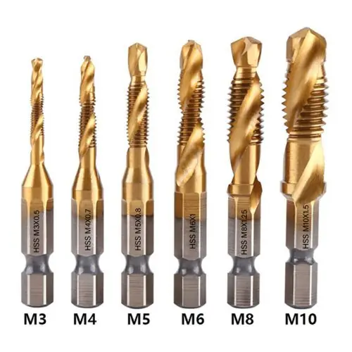 6Pcs doré