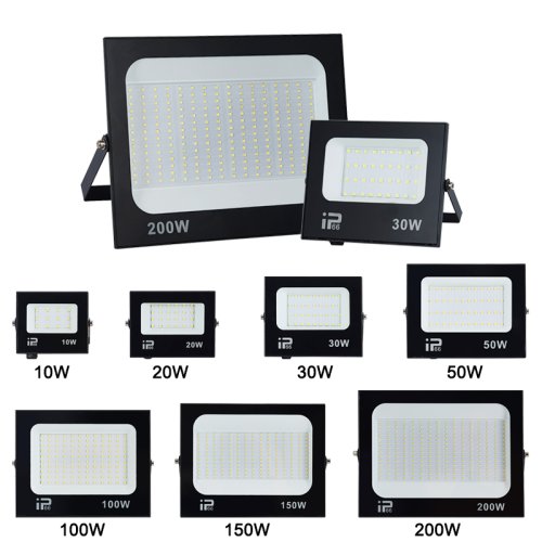 Image of 200W LED Flood Light Spotlight Projector Outdoor Lighting 6500K Waterproof IP66 for Wall, Garage, Gym, Street, 220V