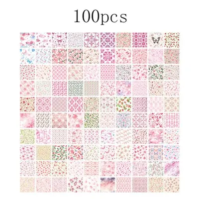Image de Papier Vintage Rétro - 100 Pièces pour Scrapbooking & Déco