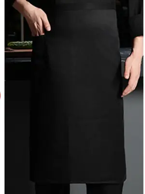 Image de Veste de Chef Professionnelle Gris Noir - Uniforme Respirant pour Cuisine & Boulangerie