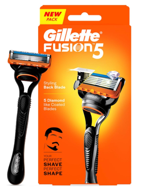 Imagen de Maquinilla de Afeitar Gillette Fusion5 para Hombres con 5 Cuchillas y Tira Lubrastrip para un Afeitado Suave y Cómodo