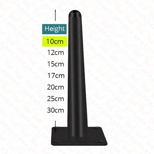 Image de Pieds de Meuble Dorés 4 Pièces - Support Robuste jusqu'à 800 kg