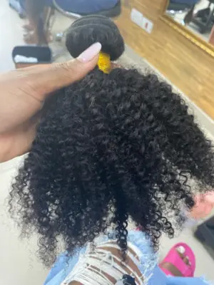 Extensions Afro Crépus Bouclés Brésiliens - Cheveux Humains Naturels