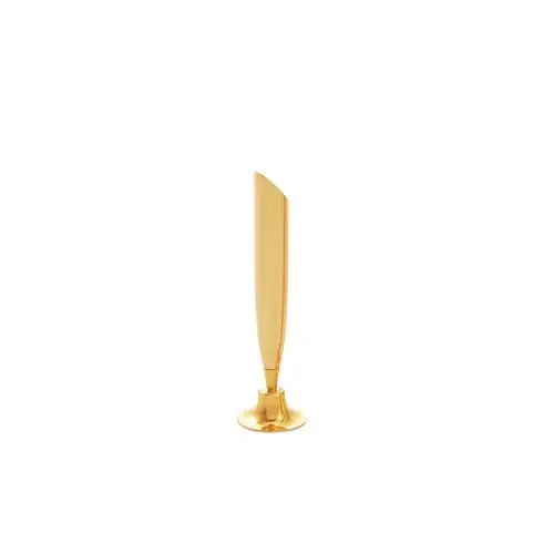 Image de Porte-Stylos Rotatif Élégant en Métal Or & Argent