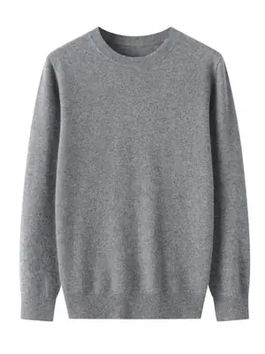 Image de Pull Col Rond Homme Laine Mérinos - Chaud & Élégant