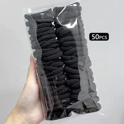 Image de 50 Attaches Cheveux Mixtes pour Filles - Accessoires Pratiques