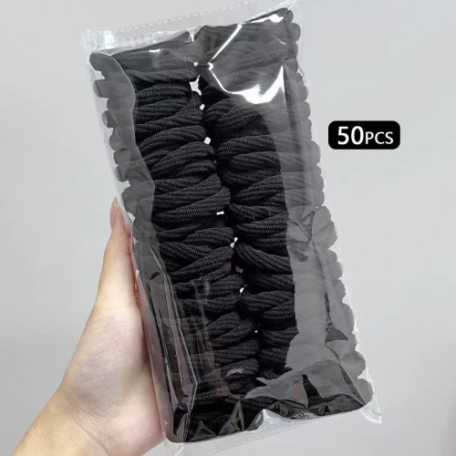 Image de 50 Attaches Cheveux Mixtes pour Filles - Accessoires Pratiques