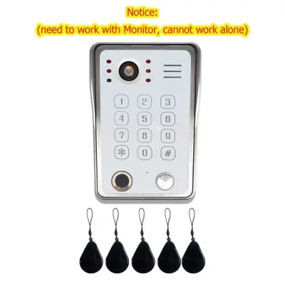Interphone Vidéo 1080p avec Empreinte Digitale - Sécurité Domestique Avancée