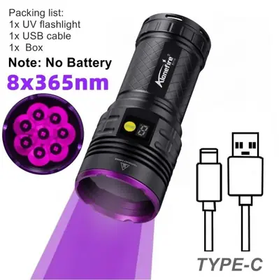 Image de Lampe UV 160W Puissante - Détecteur de Taches & Minéraux