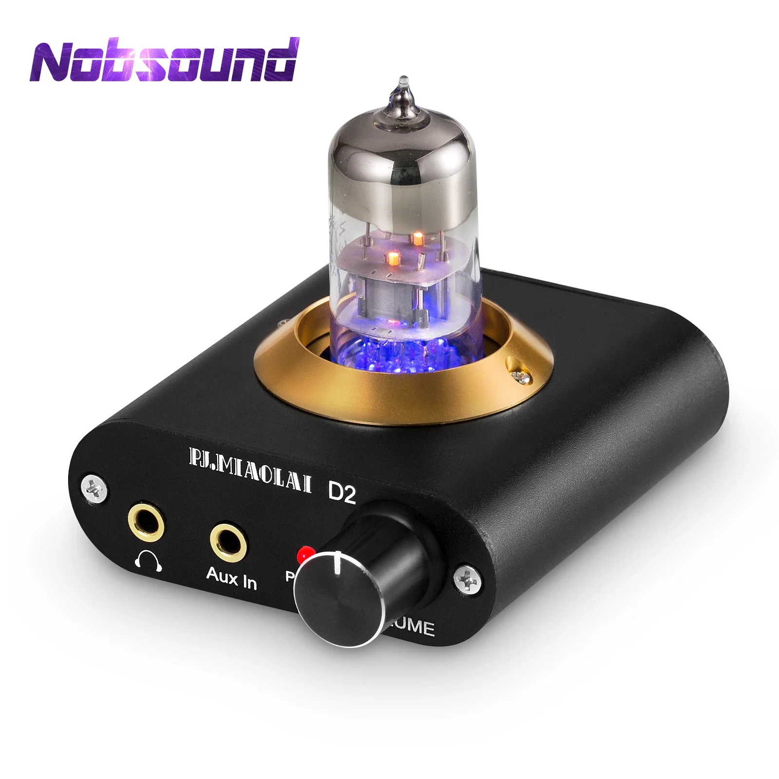 Image of Premium Desktop Vacuum Tube Headphone Amplifier with Warm Analog Sound for Audiophiles and Home Stereo Enthusiasts
