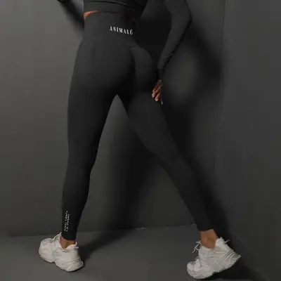 Image de Leggings de Yoga Sans Couture Taille Haute - Femme