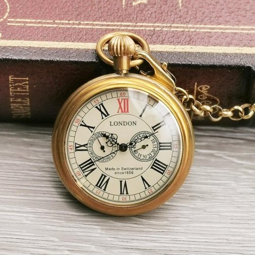 Imagen de Reloj de Bolsillo Antiguo 1856 - Elegancia Vintage