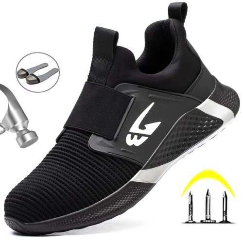 Immagine di Stivali Antinfortunistici da Lavoro per Uomo con Punta in Ferro e Protezione Antiforatura – Scarpe da Sicurezza Comode, Leggere e Resistenti