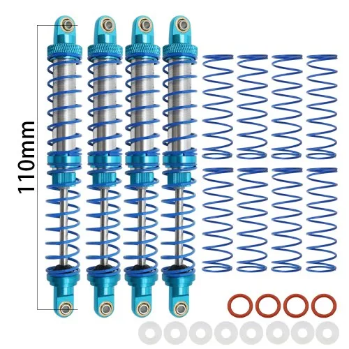 4PCS blauw 110mm