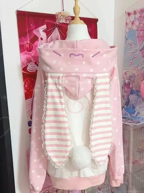 Image de Hoodie Kawaii Japonais Imprimé Harajuku pour Femme