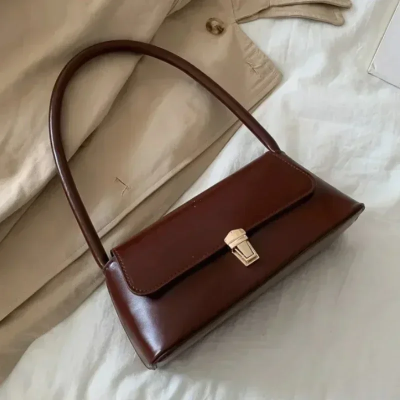 Image of Elegant Luxury Crossbody Bag for Women – Fashionable Solid Color Underarm Shoulder Handbag 2026 Design