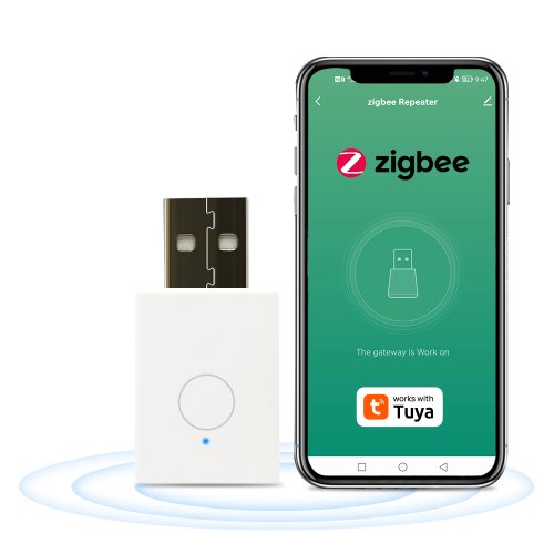 Immagine di Ripetitore Zigbee Tuya Smart con Amplificatore di Segnale USB Extender per Gateway Smart Life – Soluzione di Automazione Domestica Intelligente