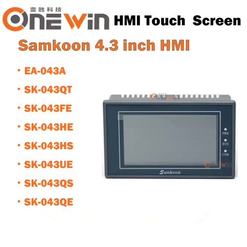 Image of samkoon EA-043A SK-043QT SK-043FE SK-043HE SK-043HS SK-043UE SK-043QS SK-043QE HMI touch screen 4.3 inch Human Machine Interface
