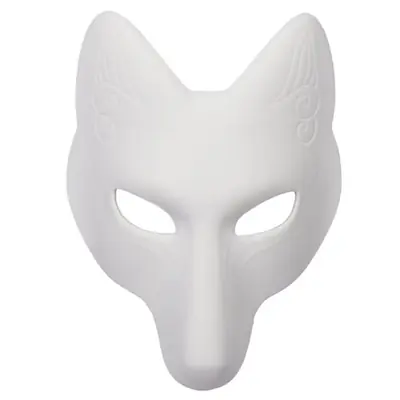 Image de Masque Kitsune en Cuir PU - Cosplay Japonais