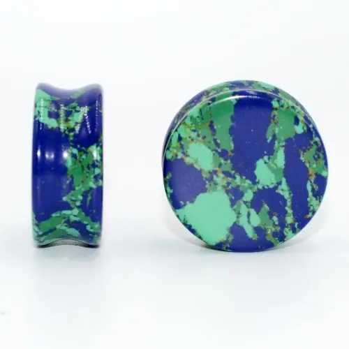 Image de Bouchon d'oreille en quartz opale - Extenseur de piercing naturel